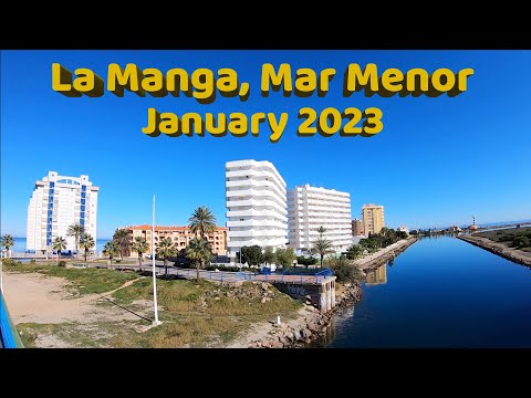 La Manga, Mar Menor, Murcia. January 2023 Walking Tour as I head to the Port/Marina Area 🇪🇸