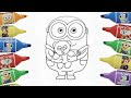 Minions Coloring Pages for Kids | Drawing and Coloring for Kids