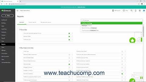 QuickBooks Online Tutorial Printing Lists Intuit Training