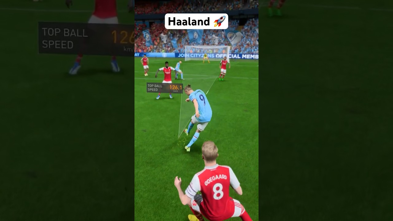 Haaland Power Shot FIFA 23 fifa fifa23 haaland YouTube