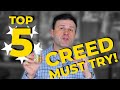Top 5 Best CREED Fragrances MUST TRY! | MAX FORTI