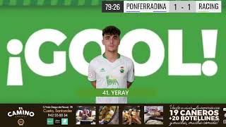 Gol de Yeray a la Ponferradina