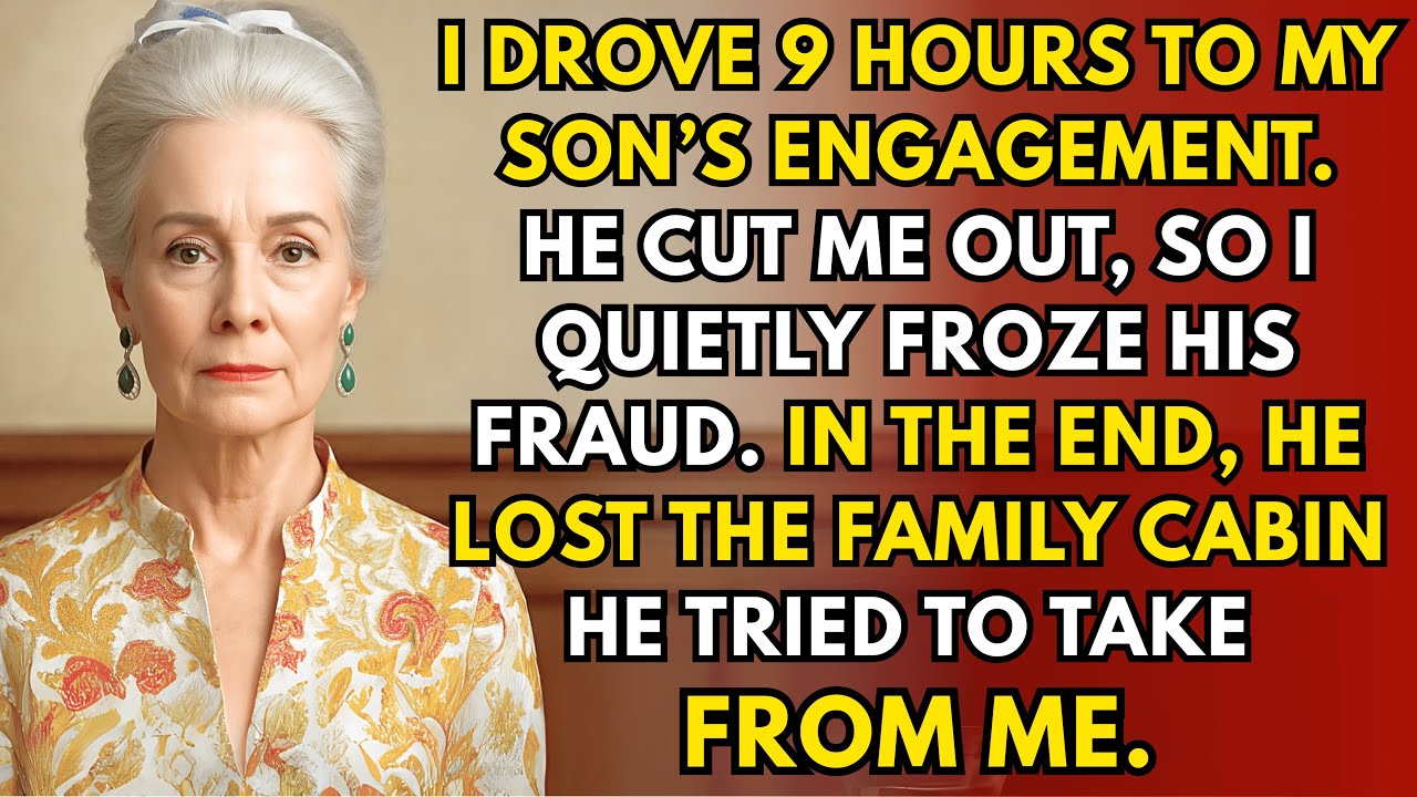 My Son Cut Me Out of His Big Day — I Quietly Froze His Fraud and He Lost the Family Cabin