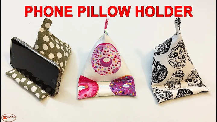 PHONE PILLOW TUTORIAL | PHONE PILLOW STAND | PHONE PILLOW HOLDER |EASY SEWING PROJECTS FOR BEGINNERS