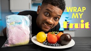 Wrap My Fruit CHALLENGE By Perrrfect_Queen33: Wrapping Fruits In Cotton Candy ???