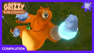 Grizzy and the Lemmings - Magic Stone Chaos Mystery! 🌀 | Kids Cartoons | WildBrain Zoo