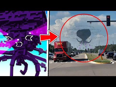 Minecraft Mobs That CAUGHT On CAMERA! - YouTube