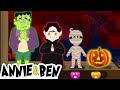 Halloween puzzle games for kids  match spooky halloween outfits  learn with annie and ben