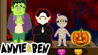 Halloween Puzzle Games for Kids | Match SPOOKY HALLOWEEN outfits | Learn with Annie and Ben screenshot 1