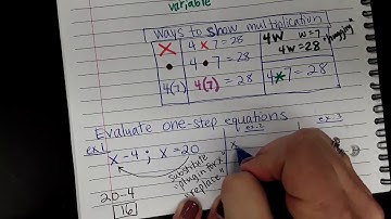 6.3 Variables & Expressions (Algebra)! :)