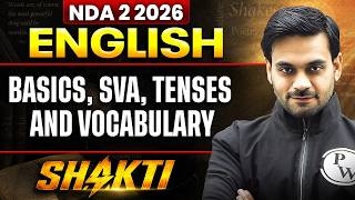 NDA ENGLISH: BASICS, SUBJECT VERB AGREEMENT, VERB PART 1 | ENGLISH FOR NDA 2 2026 | DEFENCE WALLAH