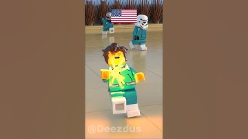 People from different countries get shot in squid game #lego