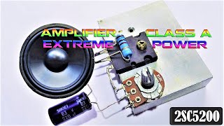 DIY Class A Amplifier Using C5200 Transistor Extremely Powerful 12V | Share Tech Creative