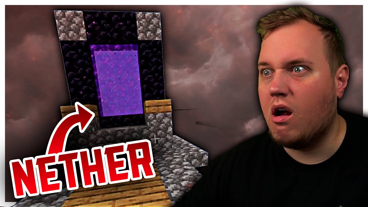 SÅDAN KOMMER DU TIL NETHER I SKYBLOCK!