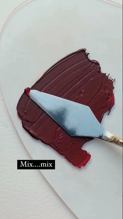 Color mixing Part30 Maroon ✨#color #art #shorts #aesthetic #viralshorts #trending #satisfying