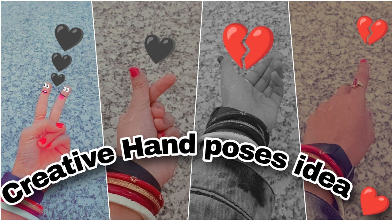 Creative Hand Poses Ideas ❣️| Snapchat hand streak 🫶 | Snapchat hand sad photo Ideas dp 