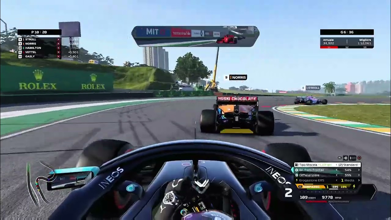 GP Brazil Hamilton P20 Gameplay 