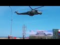 Indonesian army tniad mi35p during tni 74th anniversary parade