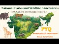 SSC CGL|SSC MTS|National Parks & Wildlife Sanctuaries|30 most important PYQ|Static GK