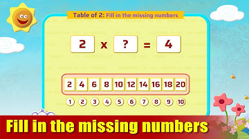 G2 - Module 8 - Exercise 2 - Fill in the missing numbers | Appu Series | Grade 2 Math Learning