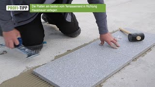 Häusler Gesmbh Verarbeitungsvideo - Verlegung Leichtreinplatten Beton Mit Vollflächiger Verklebung
