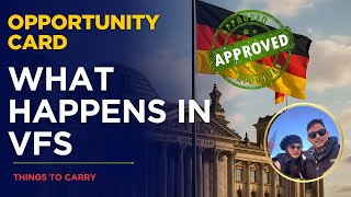 Opportunity Card Process At Vfs Things To Carry