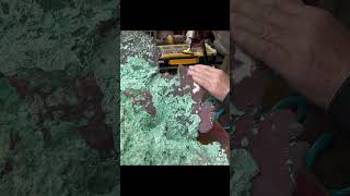 Sanding / Buffing Copper. #michigan #copper