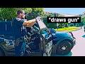 Woman Accelerates Car Toward Cop, Regrets It Instantly