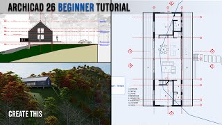 Design A Building on a Complex Terrain | ArchiCAD Beginner Tutorial