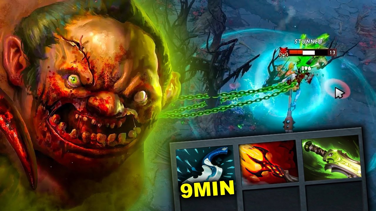 9Min Blink Pudge🔥🔥31Kills Dagon + Ethereal Blade One Shot Burst Dota 2