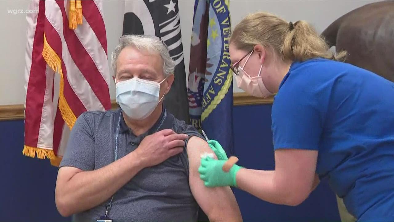 Western New York health care workers getting the shot