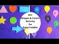 How to Teach Baby/Toddler Colors and Shapes | Simple DIY Activity | Preschool Prep