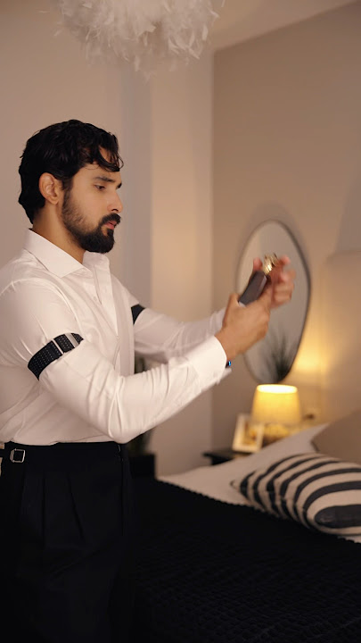 Men’s Elegant Fashion: Linen Suit, Vintage Watch & Timeless Details #grwn #suitstyle #asmr