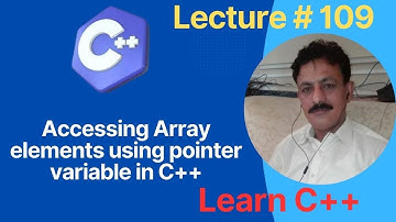 How to Access Array Element using Pointer | Accessing Array elements using pointer variable in C++