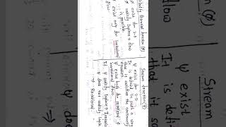 velocity potential function stream function