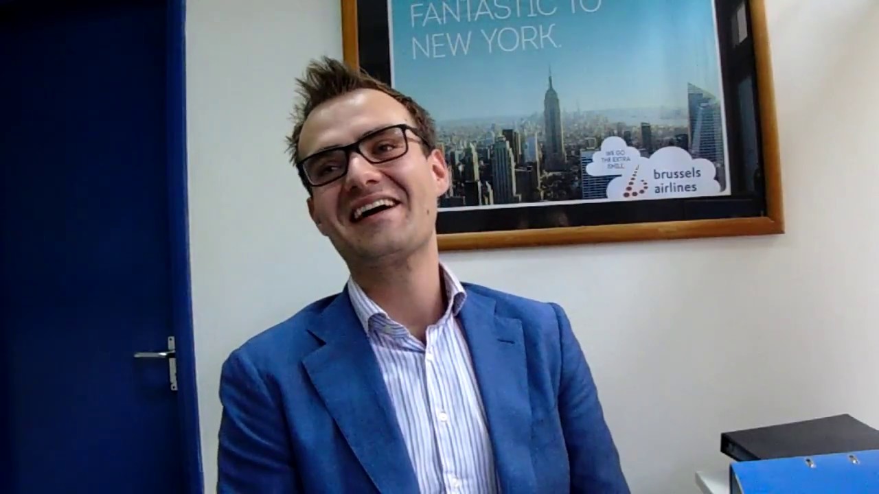 Brussels Airlines' outgoing Country Manager Sebastiaan Spijkers applauds Uganda