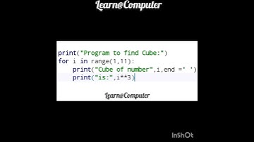 Square and cube in python