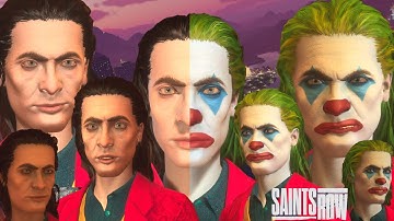 Saints Row face creation request Joaquin Phoenix the Joker