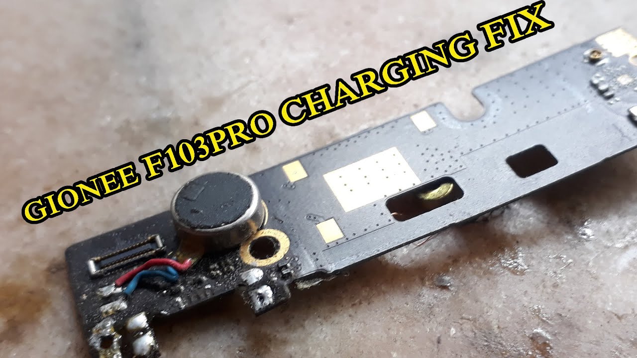 Gionee F103 pro Charging Fix YouTube