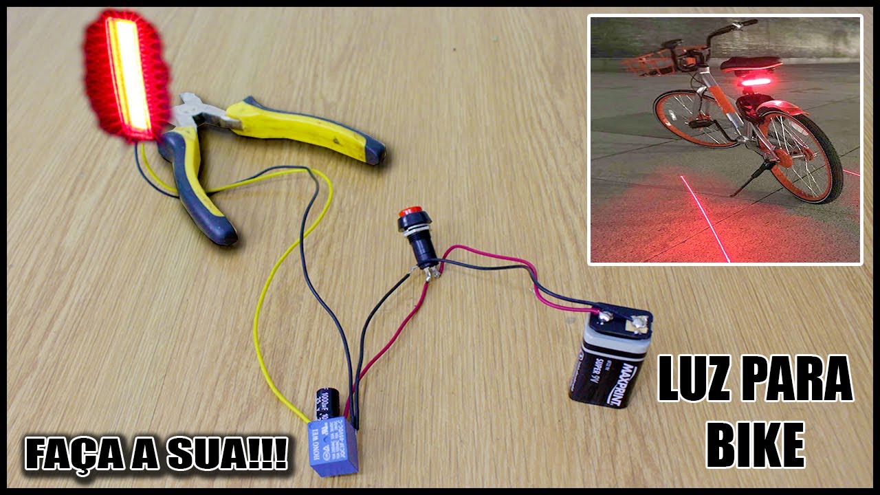 COMO FAZER LUZ PARA BIKE