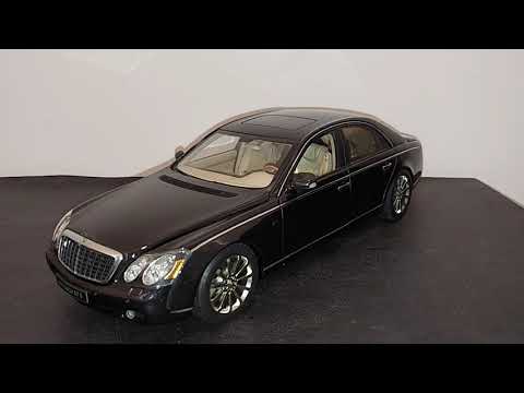 miniatura autoart maybach 57s em escala 1/18 em detalhes ! - YouTube