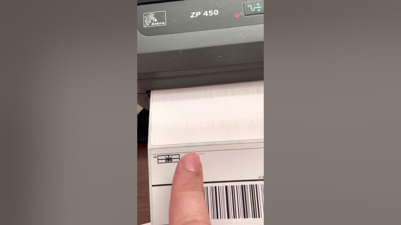 How to make ZP 450 dpi thermal label printer darker YouTube