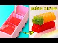 JABÓN CASERO DE GELATINA || Manualidades coloridas y trucos para el baño que mejorarán tu humor