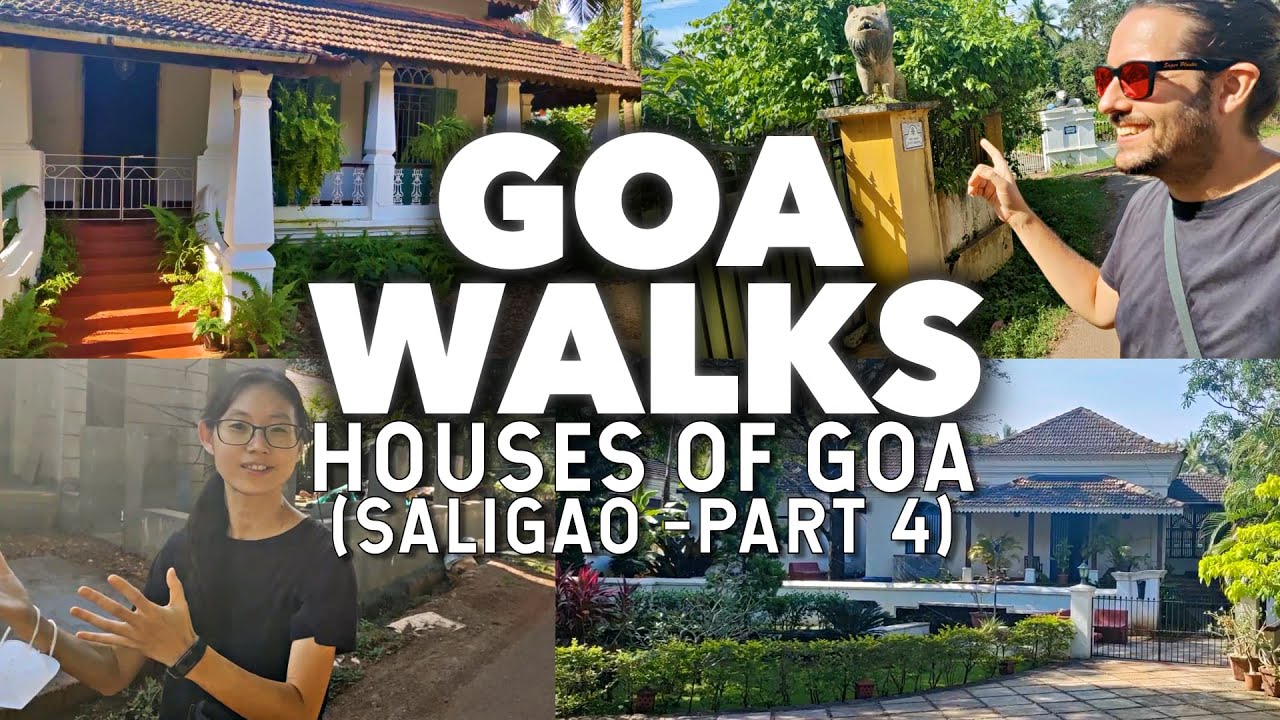 Beautiful Goa vlog Houses of Goa, luxury homes in India (Saligao in