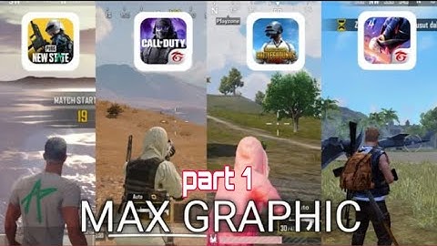 Part-1 PUBG NEW STATE vs CODM vs PUBGM vs FreeFire - Comparison MAX GRAPHICS | PK