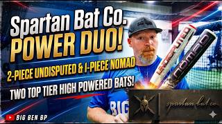 Hitting the SPARTAN BAT CO UNDISPUTED AND NOMAD Senior Slowpitch Bats!!!