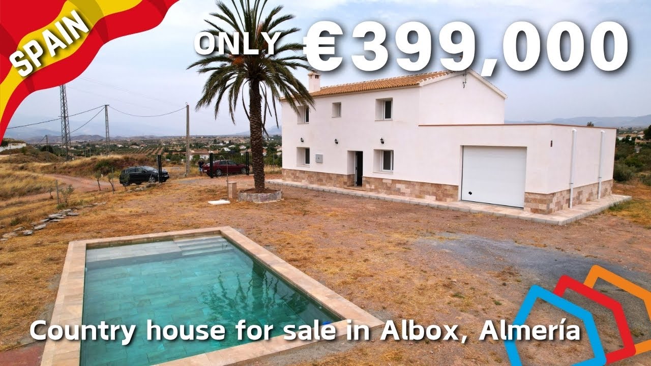 Cortijo Luna - Country house For Sale in Albox, Almeria | Modern pool, large plot and great views!