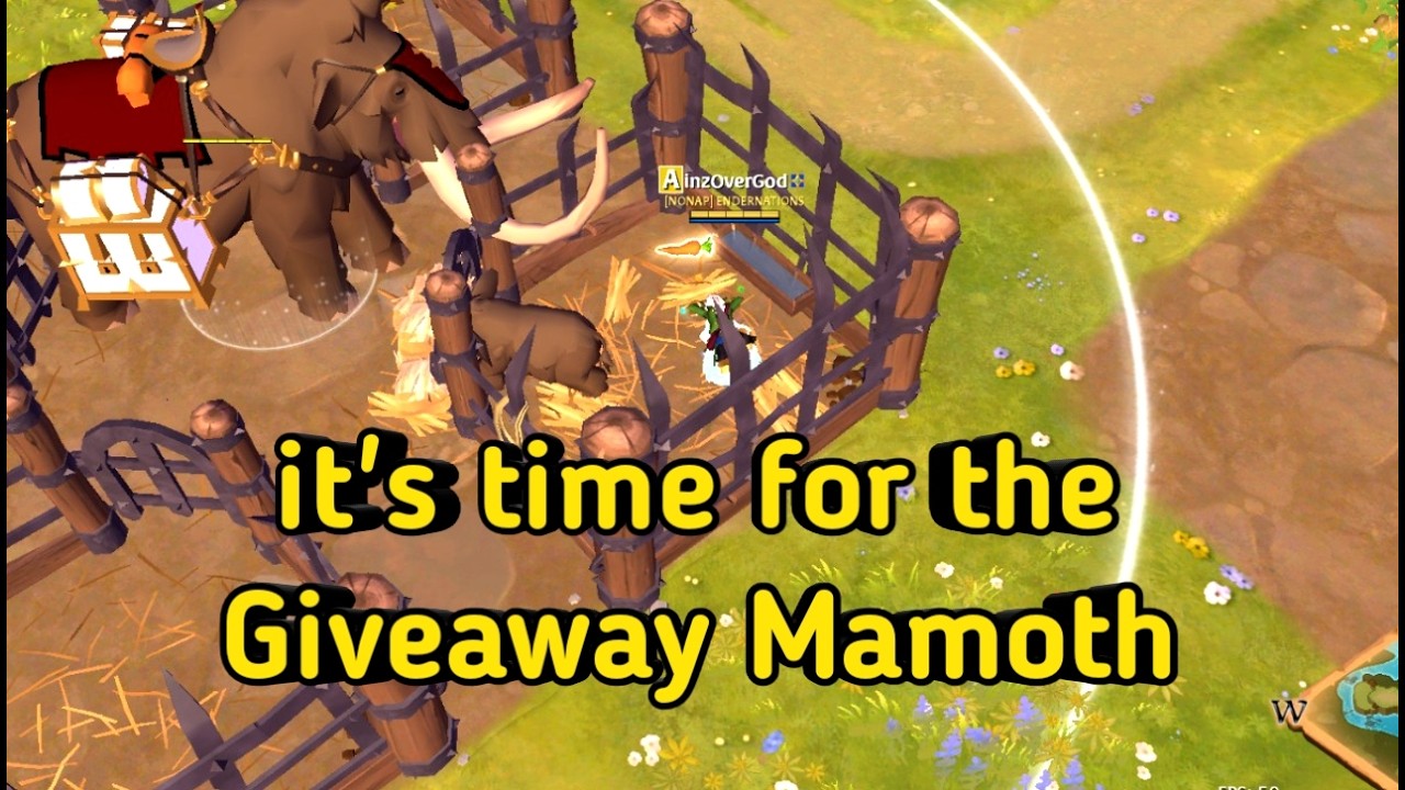 Giveaway Mammoth || Albion Online