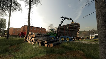 Time to start the forwarding | EP. 12 | Fs22 timelapse | Forestry in Deer lands
