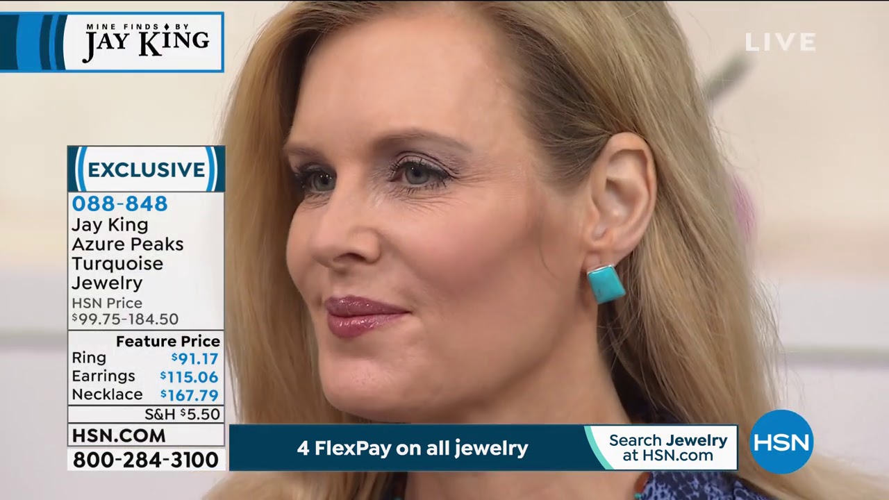 Jay King Sterling Silver Azure Peaks Turquoise Necklace - YouTube